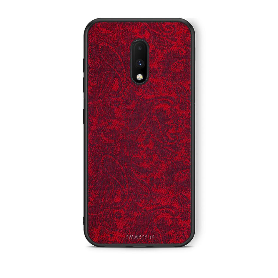 OnePlus 7 Paisley Cashmere θήκη από τη Smartfits με σχέδιο στο πίσω μέρος και μαύρο περίβλημα | Smartphone case with colorful back and black bezels by Smartfits