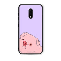 Thumbnail for OnePlus 7 Pig Love 2 Θήκη Αγίου Βαλεντίνου από τη Smartfits με σχέδιο στο πίσω μέρος και μαύρο περίβλημα | Smartphone case with colorful back and black bezels by Smartfits