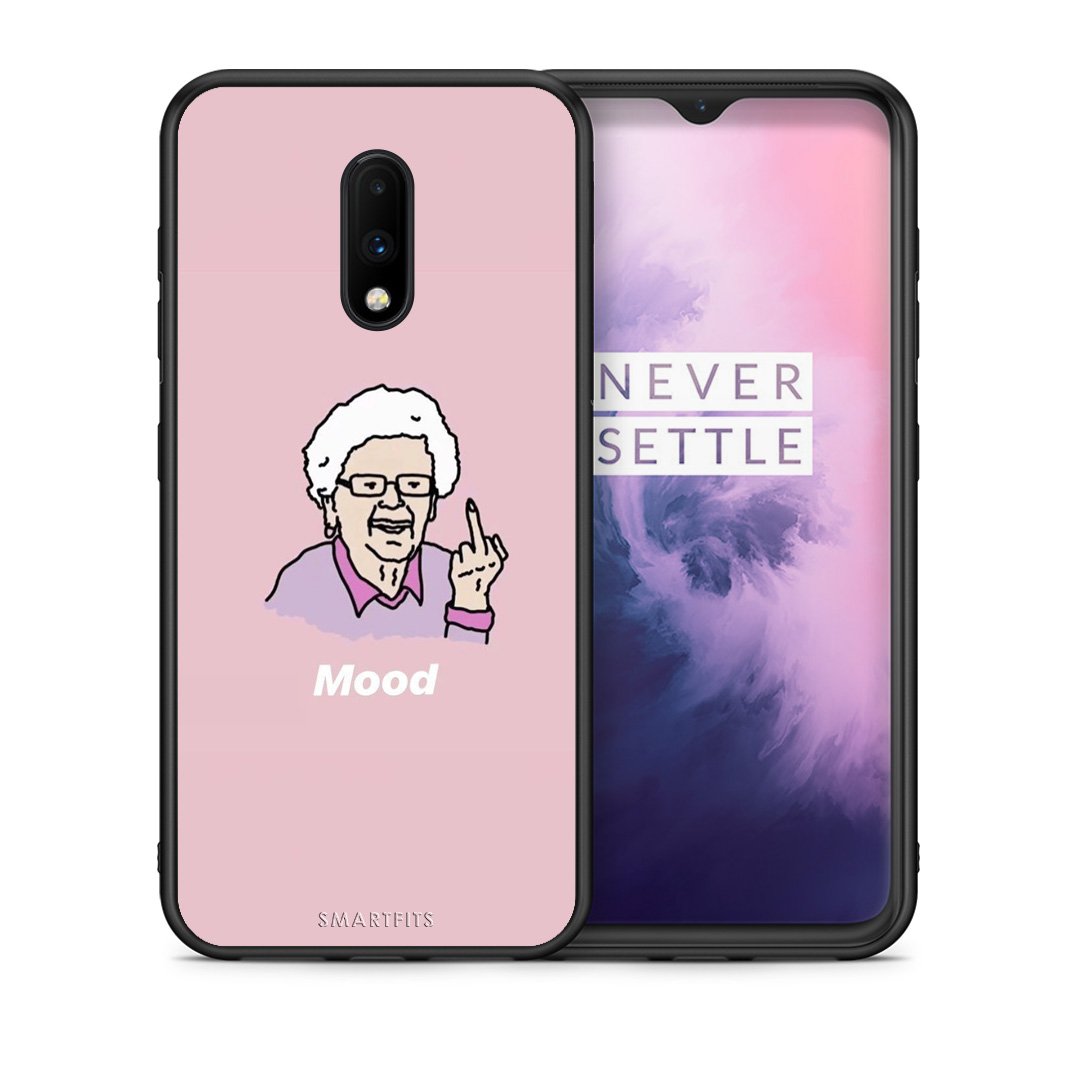 Θήκη OnePlus 7 Mood PopArt από τη Smartfits με σχέδιο στο πίσω μέρος και μαύρο περίβλημα | OnePlus 7 Mood PopArt case with colorful back and black bezels