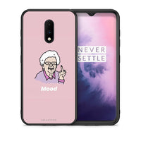 Thumbnail for Θήκη OnePlus 7 Mood PopArt από τη Smartfits με σχέδιο στο πίσω μέρος και μαύρο περίβλημα | OnePlus 7 Mood PopArt case with colorful back and black bezels