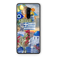 Thumbnail for OnePlus 7 Pro All Greek Θήκη από τη Smartfits με σχέδιο στο πίσω μέρος και μαύρο περίβλημα | Smartphone case with colorful back and black bezels by Smartfits