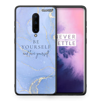 Thumbnail for Θήκη OnePlus 7 Pro Be Yourself από τη Smartfits με σχέδιο στο πίσω μέρος και μαύρο περίβλημα | OnePlus 7 Pro Be Yourself case with colorful back and black bezels