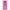 OnePlus 7 Pro Blue Eye Pink θήκη από τη Smartfits με σχέδιο στο πίσω μέρος και μαύρο περίβλημα | Smartphone case with colorful back and black bezels by Smartfits