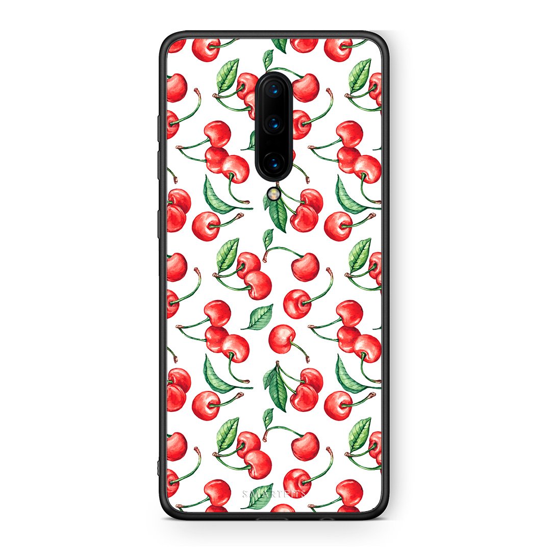 OnePlus 7 Pro Cherry Summer θήκη από τη Smartfits με σχέδιο στο πίσω μέρος και μαύρο περίβλημα | Smartphone case with colorful back and black bezels by Smartfits