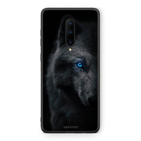 Thumbnail for OnePlus 7 Pro Dark Wolf θήκη από τη Smartfits με σχέδιο στο πίσω μέρος και μαύρο περίβλημα | Smartphone case with colorful back and black bezels by Smartfits