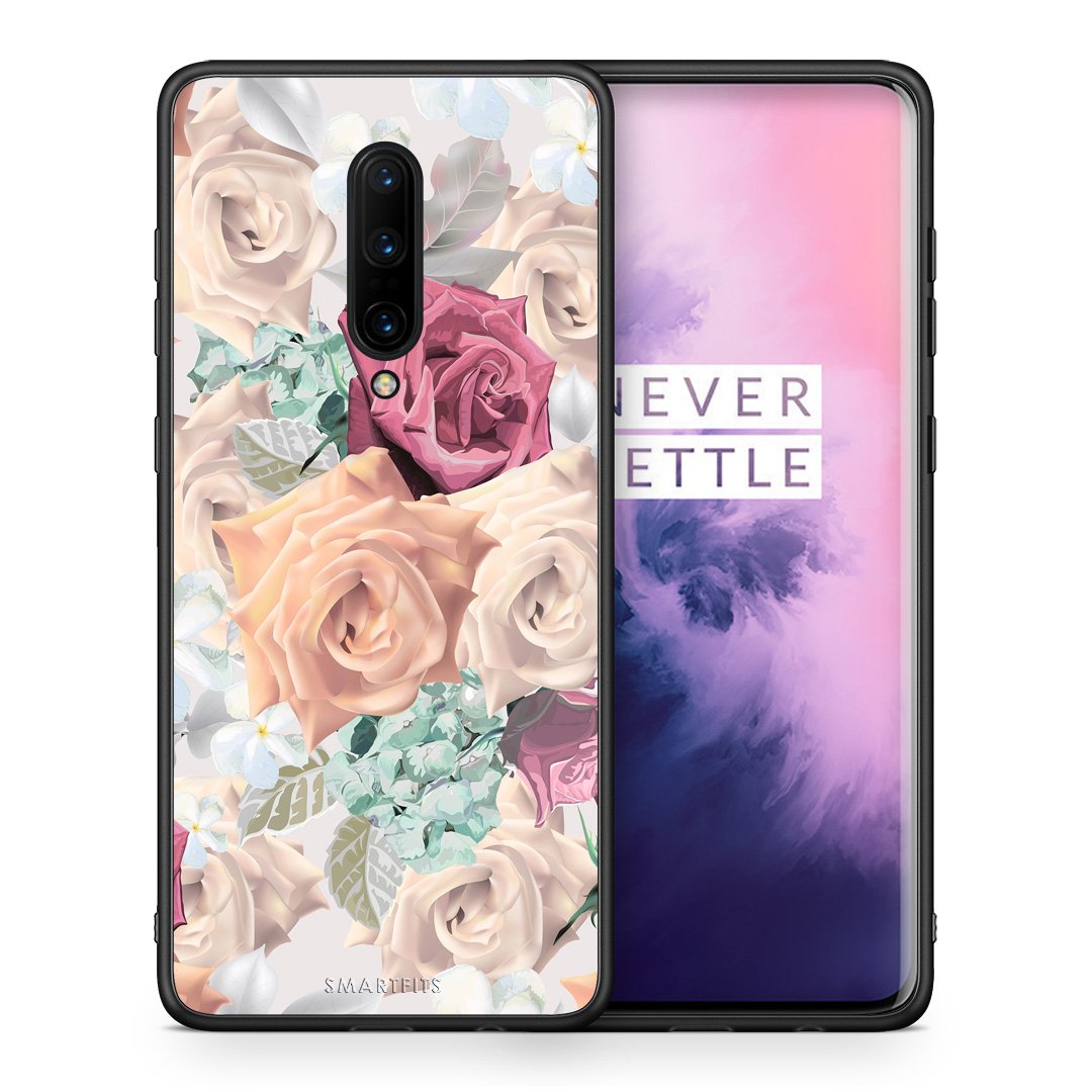 Θήκη OnePlus 7 Pro Bouquet Floral από τη Smartfits με σχέδιο στο πίσω μέρος και μαύρο περίβλημα | OnePlus 7 Pro Bouquet Floral case with colorful back and black bezels