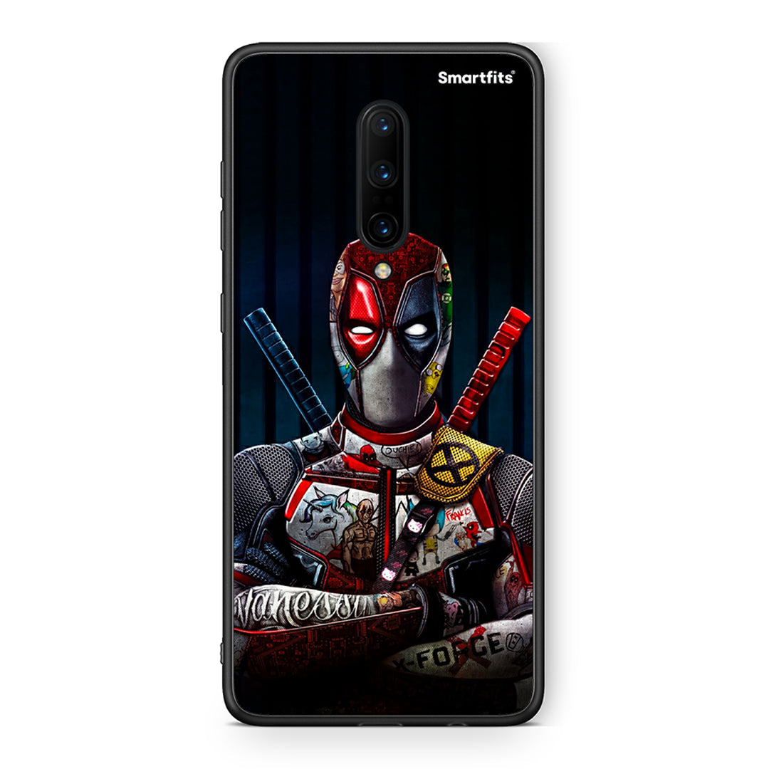 OnePlus 7 Pro Funny Guy θήκη από τη Smartfits με σχέδιο στο πίσω μέρος και μαύρο περίβλημα | Smartphone case with colorful back and black bezels by Smartfits