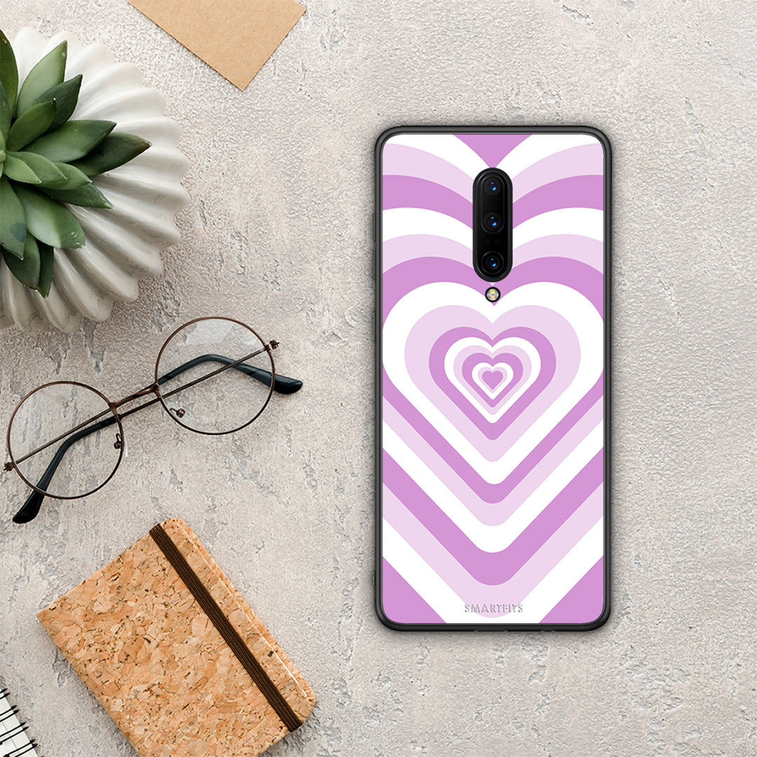 Lilac Hearts - OnePlus 7 Pro case