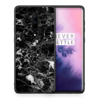 Thumbnail for Θήκη OnePlus 7 Pro Male Marble από τη Smartfits με σχέδιο στο πίσω μέρος και μαύρο περίβλημα | OnePlus 7 Pro Male Marble case with colorful back and black bezels
