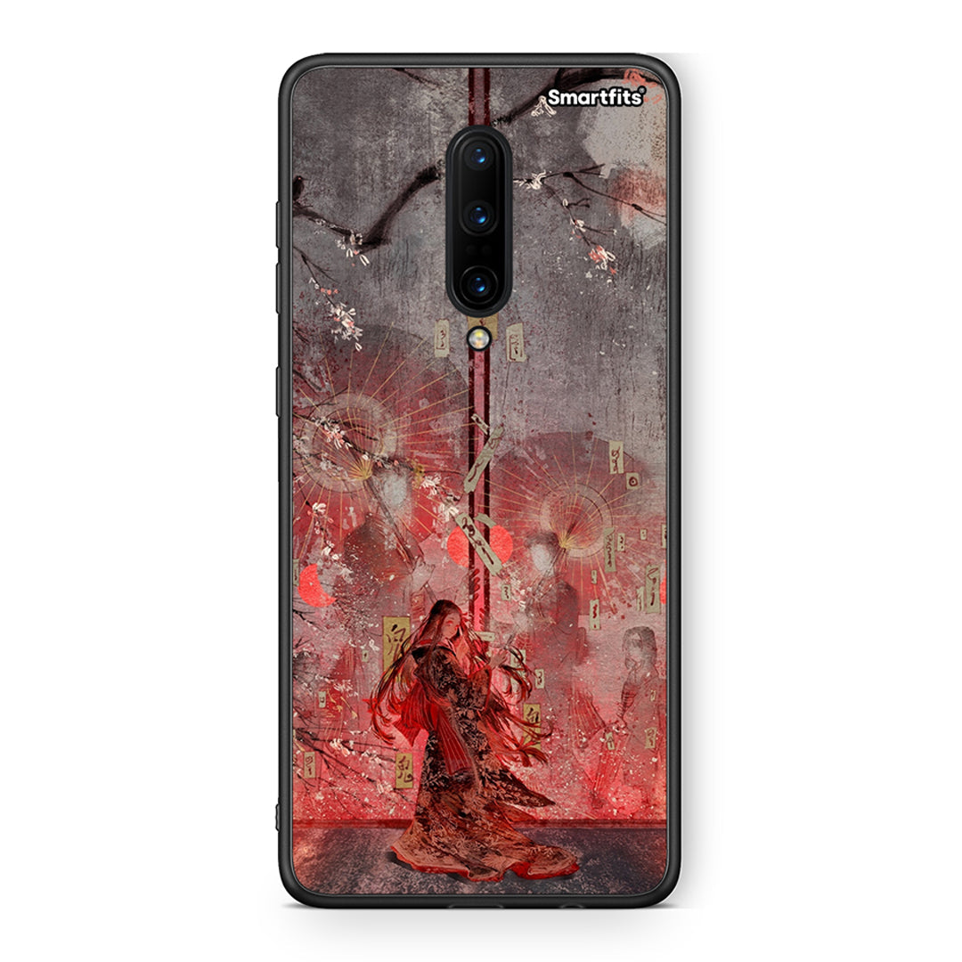 OnePlus 7 Pro Nezuko Kamado θήκη από τη Smartfits με σχέδιο στο πίσω μέρος και μαύρο περίβλημα | Smartphone case with colorful back and black bezels by Smartfits