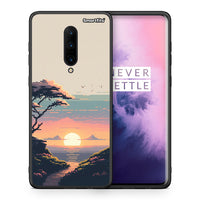 Thumbnail for Θήκη OnePlus 7 Pro Pixel Sunset από τη Smartfits με σχέδιο στο πίσω μέρος και μαύρο περίβλημα | OnePlus 7 Pro Pixel Sunset case with colorful back and black bezels