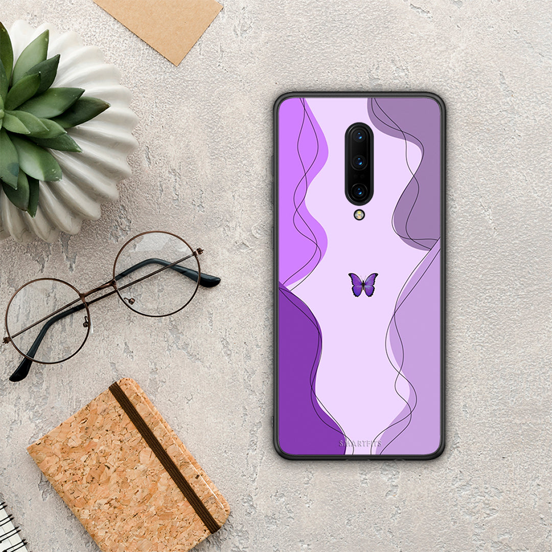 Purple Mariposa - OnePlus 7 Pro case