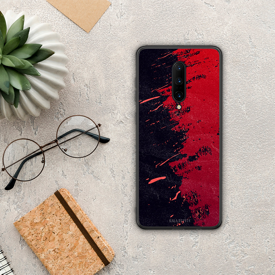 Red Paint - OnePlus 7 Pro case