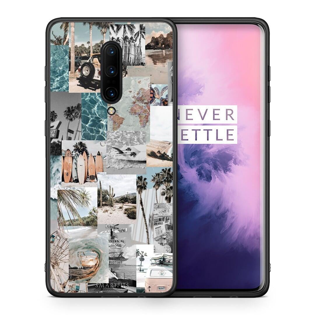 Θήκη OnePlus 7 Pro Retro Beach Life από τη Smartfits με σχέδιο στο πίσω μέρος και μαύρο περίβλημα | OnePlus 7 Pro Retro Beach Life case with colorful back and black bezels