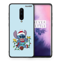 Thumbnail for Θήκη OnePlus 7 Pro Santa Stich από τη Smartfits με σχέδιο στο πίσω μέρος και μαύρο περίβλημα | OnePlus 7 Pro Santa Stich case with colorful back and black bezels