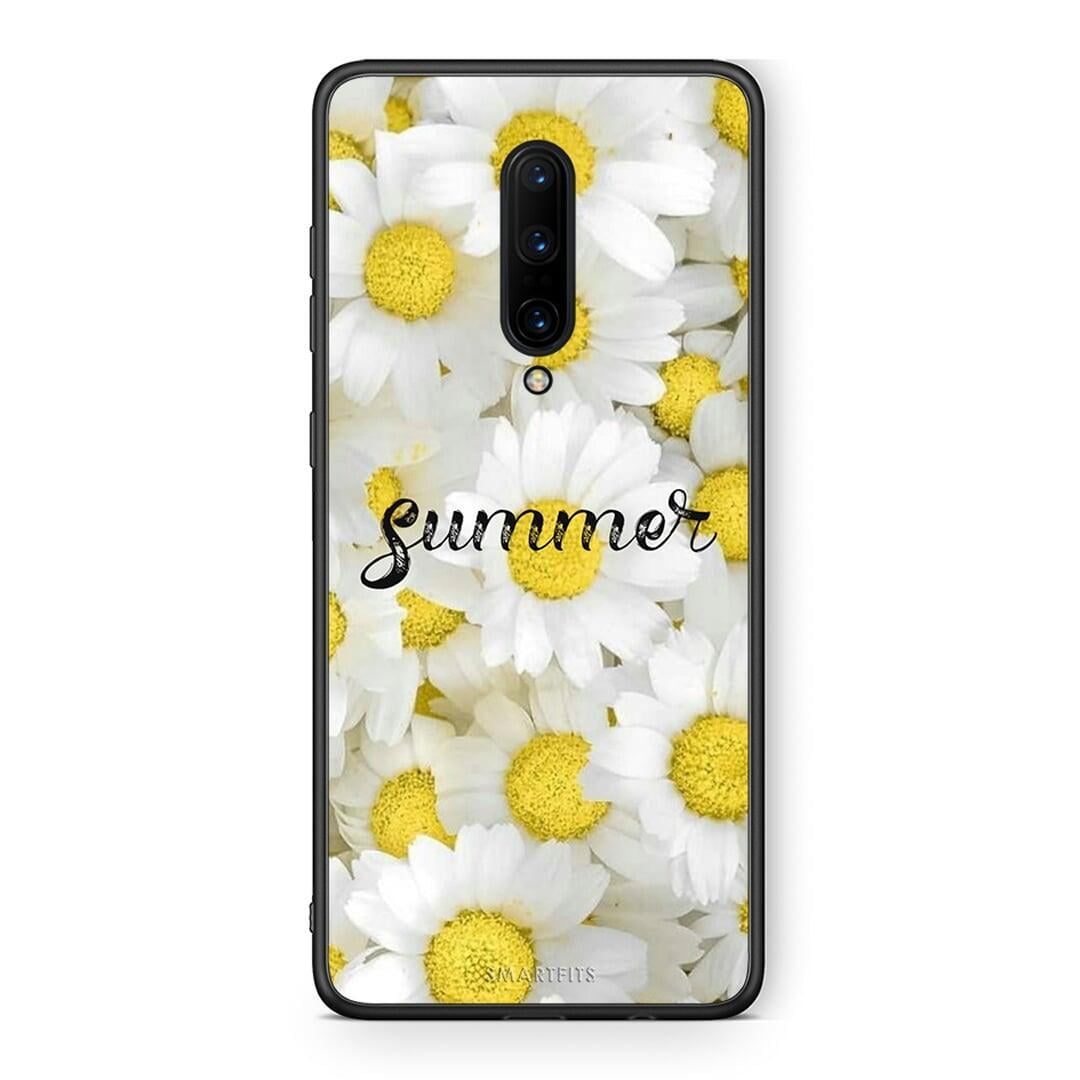 OnePlus 7 Pro Summer Daisies Θήκη από τη Smartfits με σχέδιο στο πίσω μέρος και μαύρο περίβλημα | Smartphone case with colorful back and black bezels by Smartfits