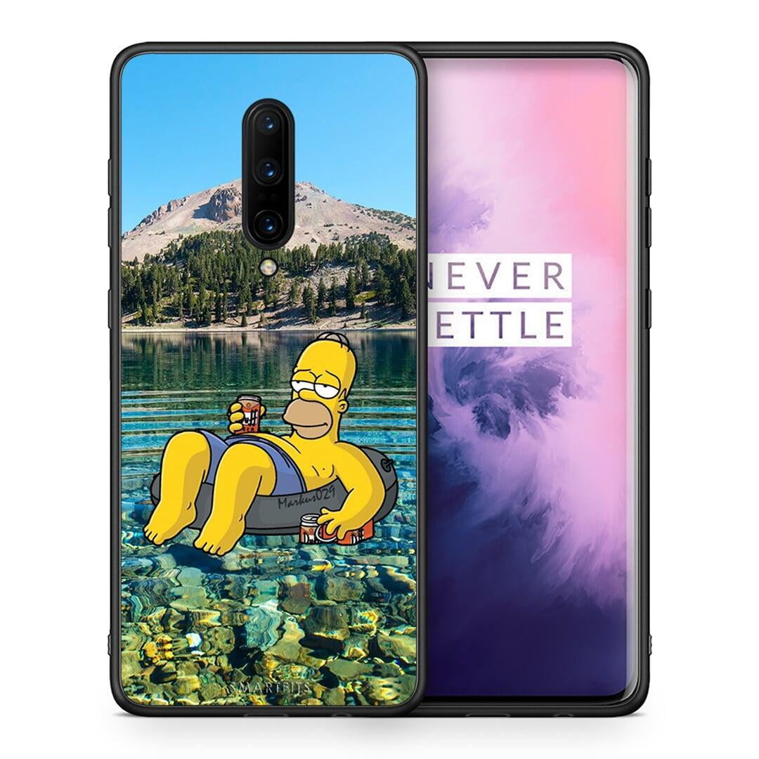 Θήκη OnePlus 7 Pro Summer Happiness από τη Smartfits με σχέδιο στο πίσω μέρος και μαύρο περίβλημα | OnePlus 7 Pro Summer Happiness case with colorful back and black bezels