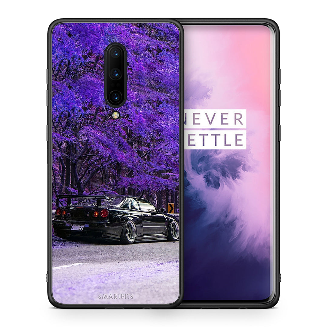 Θήκη Αγίου Βαλεντίνου OnePlus 7 Pro Super Car από τη Smartfits με σχέδιο στο πίσω μέρος και μαύρο περίβλημα | OnePlus 7 Pro Super Car case with colorful back and black bezels