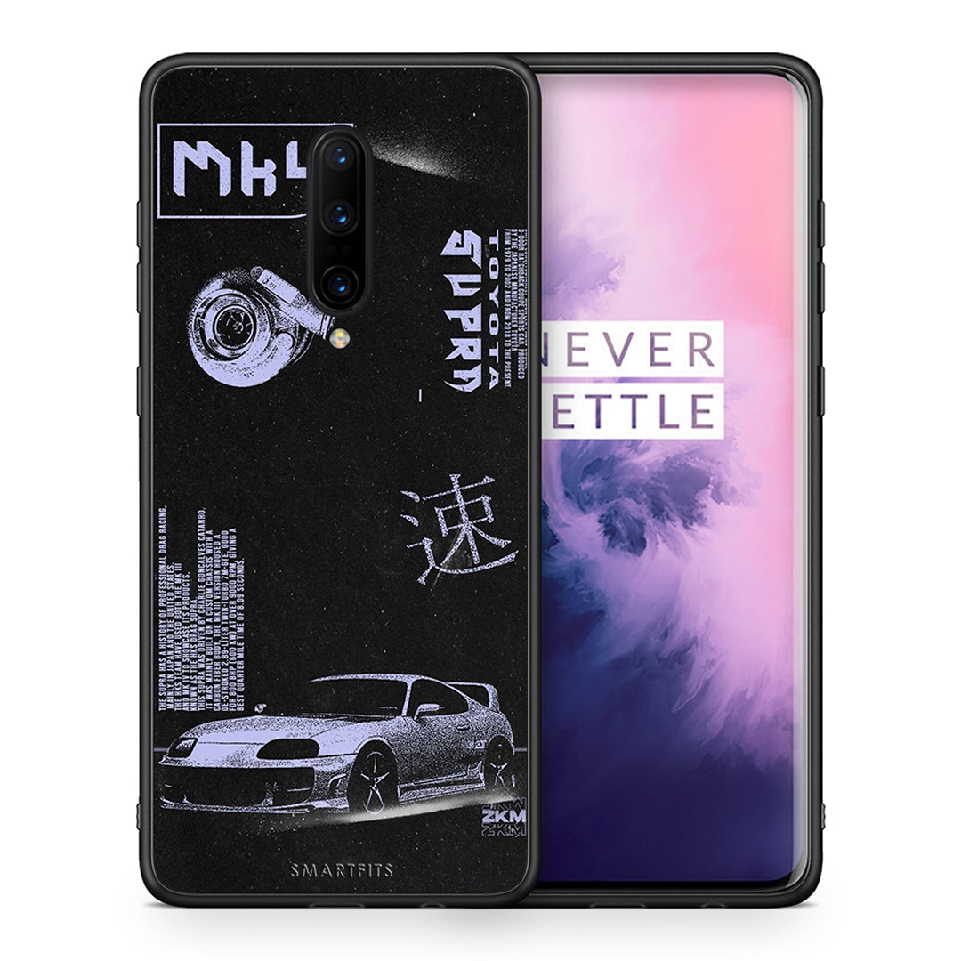 Θήκη Αγίου Βαλεντίνου OnePlus 7 Pro Tokyo Drift από τη Smartfits με σχέδιο στο πίσω μέρος και μαύρο περίβλημα | OnePlus 7 Pro Tokyo Drift case with colorful back and black bezels