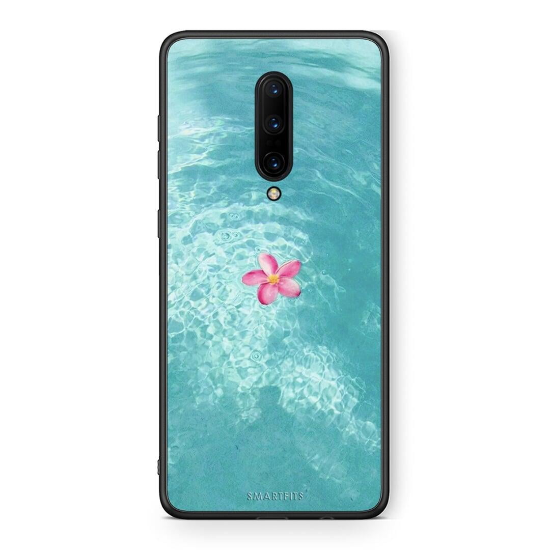 OnePlus 7 Pro Water Flower Θήκη από τη Smartfits με σχέδιο στο πίσω μέρος και μαύρο περίβλημα | Smartphone case with colorful back and black bezels by Smartfits