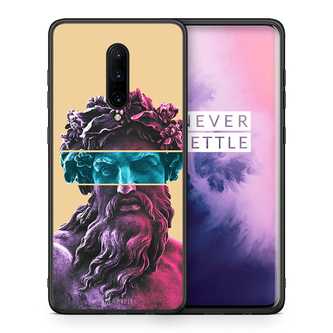 Θήκη Αγίου Βαλεντίνου OnePlus 7 Pro Zeus Art από τη Smartfits με σχέδιο στο πίσω μέρος και μαύρο περίβλημα | OnePlus 7 Pro Zeus Art case with colorful back and black bezels