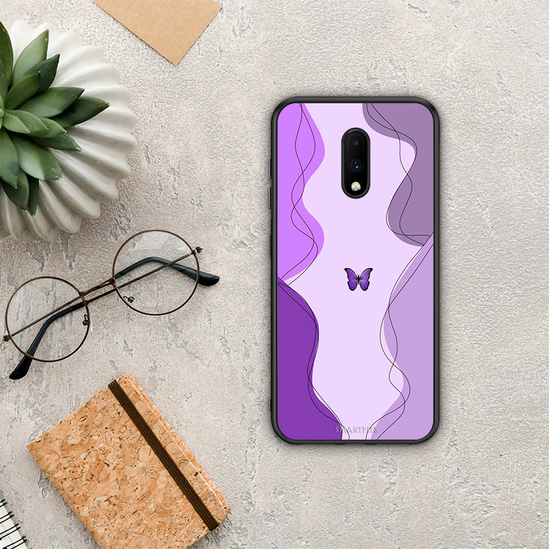 Purple Mariposa - OnePlus 7 case
