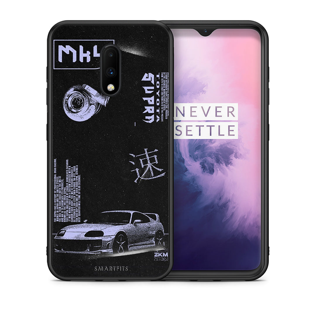 Θήκη Αγίου Βαλεντίνου OnePlus 7 Tokyo Drift από τη Smartfits με σχέδιο στο πίσω μέρος και μαύρο περίβλημα | OnePlus 7 Tokyo Drift case with colorful back and black bezels