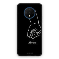 Thumbnail for OnePlus 7T Always & Forever 1 Θήκη Αγίου Βαλεντίνου από τη Smartfits με σχέδιο στο πίσω μέρος και μαύρο περίβλημα | Smartphone case with colorful back and black bezels by Smartfits