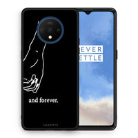 Thumbnail for Θήκη Αγίου Βαλεντίνου OnePlus 7T Always & Forever 2 από τη Smartfits με σχέδιο στο πίσω μέρος και μαύρο περίβλημα | OnePlus 7T Always & Forever 2 case with colorful back and black bezels