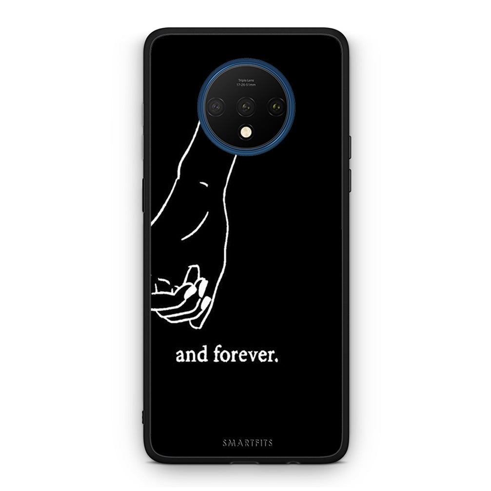 OnePlus 7T Always & Forever 2 Θήκη Αγίου Βαλεντίνου από τη Smartfits με σχέδιο στο πίσω μέρος και μαύρο περίβλημα | Smartphone case with colorful back and black bezels by Smartfits