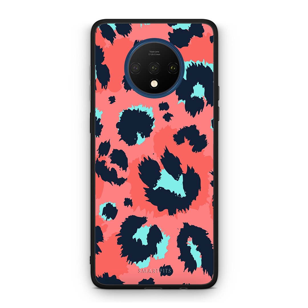 22 - OnePlus 7T  Pink Leopard Animal case, cover, bumper