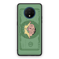 Thumbnail for OnePlus 7T Big Money Θήκη Αγίου Βαλεντίνου από τη Smartfits με σχέδιο στο πίσω μέρος και μαύρο περίβλημα | Smartphone case with colorful back and black bezels by Smartfits