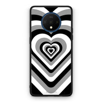 Thumbnail for OnePlus 7T Black Hearts θήκη από τη Smartfits με σχέδιο στο πίσω μέρος και μαύρο περίβλημα | Smartphone case with colorful back and black bezels by Smartfits