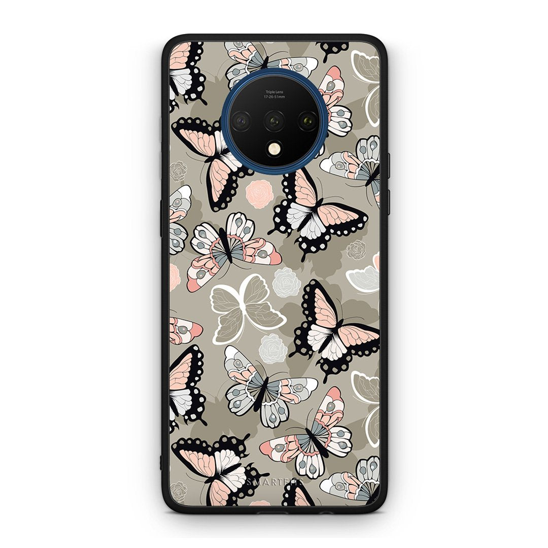 135 - OnePlus 7T  Butterflies Boho case, cover, bumper