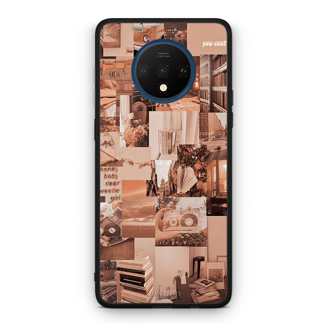 OnePlus 7T Collage You Can Θήκη Αγίου Βαλεντίνου από τη Smartfits με σχέδιο στο πίσω μέρος και μαύρο περίβλημα | Smartphone case with colorful back and black bezels by Smartfits
