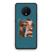 Thumbnail for OnePlus 7T Cry An Ocean θήκη από τη Smartfits με σχέδιο στο πίσω μέρος και μαύρο περίβλημα | Smartphone case with colorful back and black bezels by Smartfits
