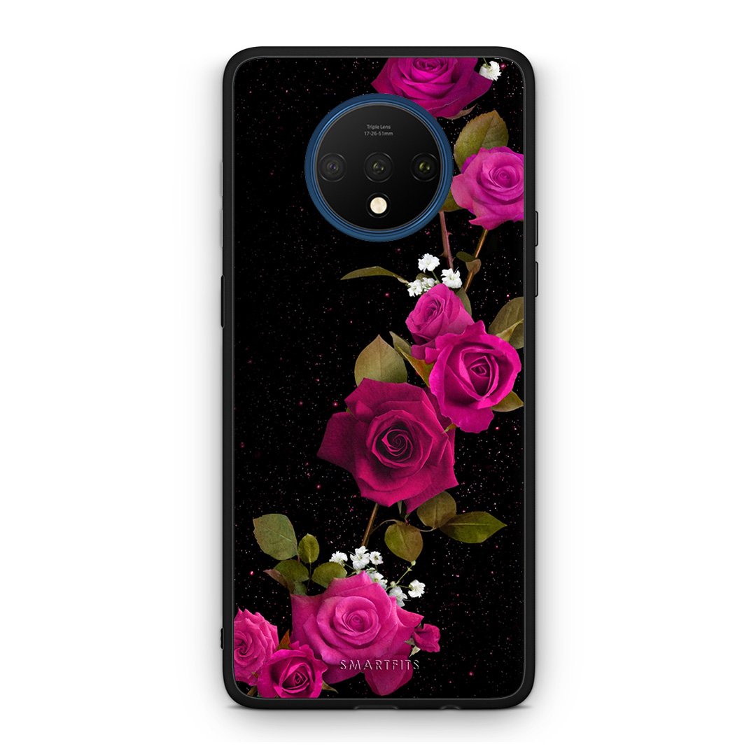 4 - OnePlus 7T Red Roses Flower case, cover, bumper
