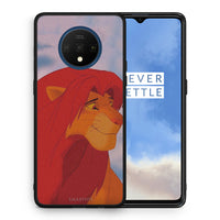 Thumbnail for Θήκη Αγίου Βαλεντίνου OnePlus 7T Lion Love 1 από τη Smartfits με σχέδιο στο πίσω μέρος και μαύρο περίβλημα | OnePlus 7T Lion Love 1 case with colorful back and black bezels