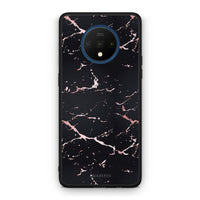 Thumbnail for 4 - OnePlus 7T  Black Rosegold Marble case, cover, bumper