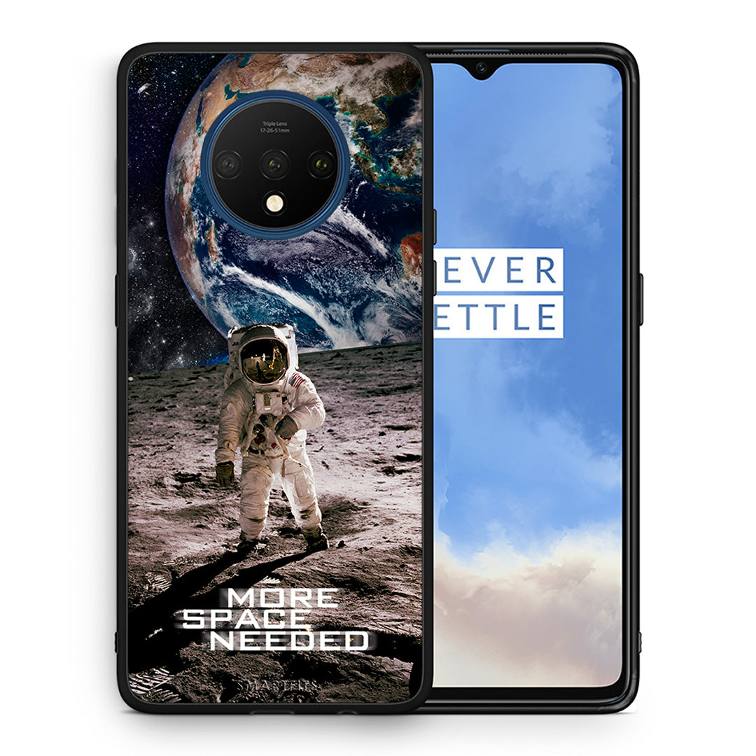 Θήκη OnePlus 7T More Space από τη Smartfits με σχέδιο στο πίσω μέρος και μαύρο περίβλημα | OnePlus 7T More Space case with colorful back and black bezels