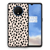 Thumbnail for Θήκη OnePlus 7T New Polka Dots από τη Smartfits με σχέδιο στο πίσω μέρος και μαύρο περίβλημα | OnePlus 7T New Polka Dots case with colorful back and black bezels