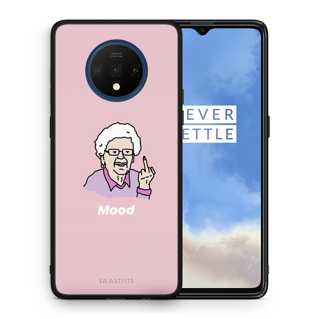 Θήκη OnePlus 7T Mood PopArt από τη Smartfits με σχέδιο στο πίσω μέρος και μαύρο περίβλημα | OnePlus 7T Mood PopArt case with colorful back and black bezels