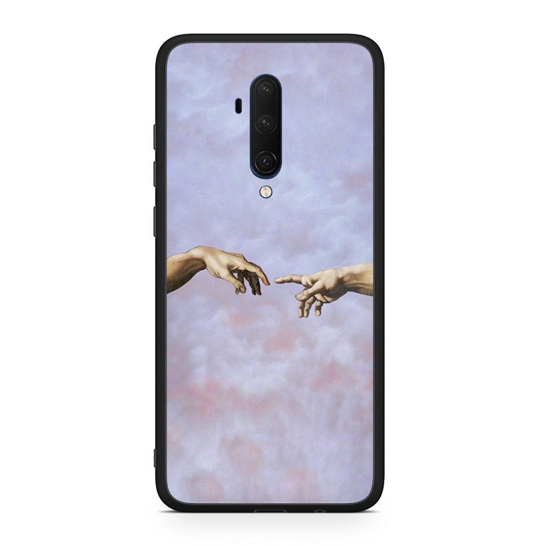 OnePlus 7T Pro Adam Hand θήκη από τη Smartfits με σχέδιο στο πίσω μέρος και μαύρο περίβλημα | Smartphone case with colorful back and black bezels by Smartfits