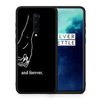 Thumbnail for Θήκη Αγίου Βαλεντίνου OnePlus 7T Pro Always & Forever 2 από τη Smartfits με σχέδιο στο πίσω μέρος και μαύρο περίβλημα | OnePlus 7T Pro Always & Forever 2 case with colorful back and black bezels