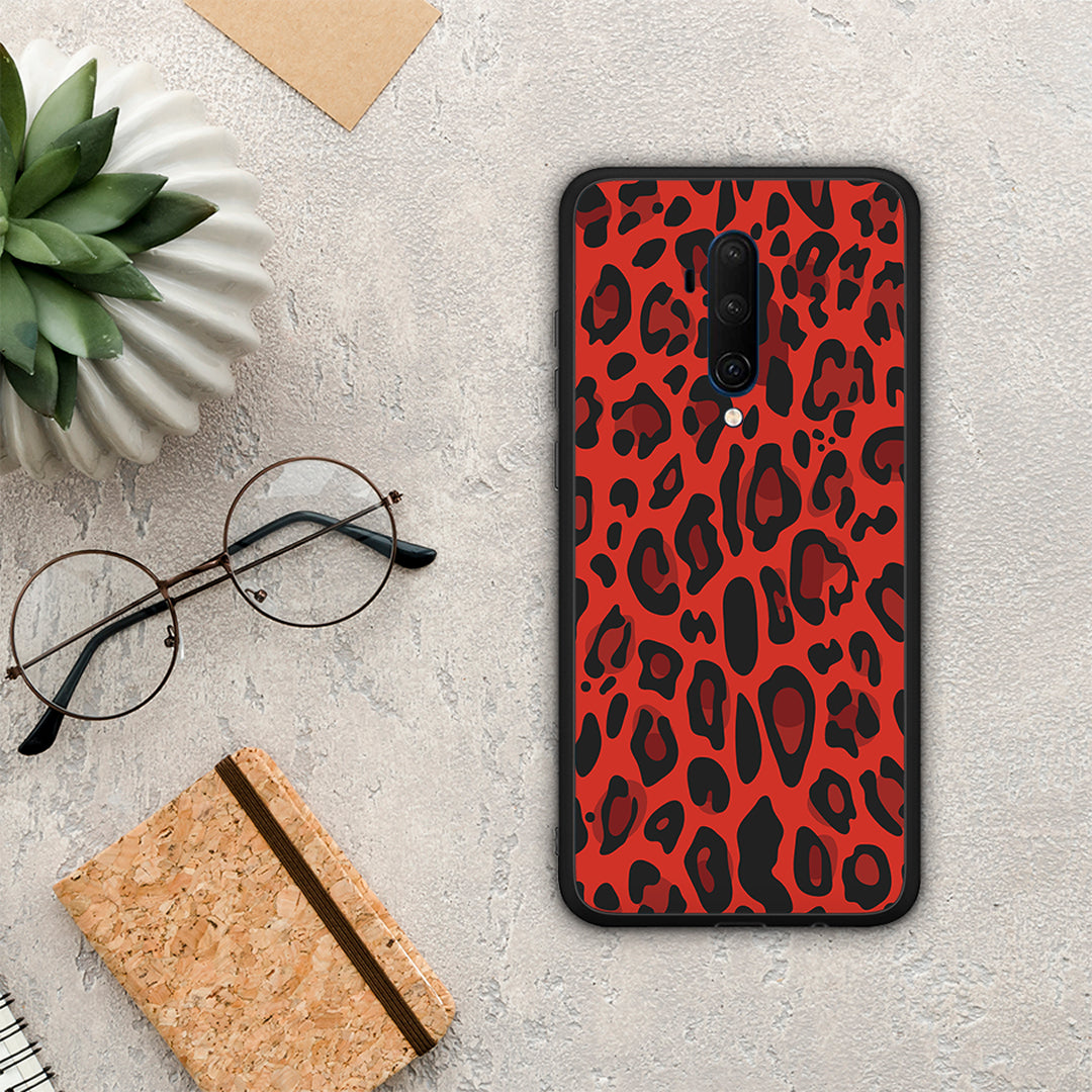 Animal Red Leopard - OnePlus 7T Pro θήκη