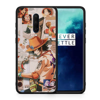 Thumbnail for Θήκη OnePlus 7T Pro Anime Collage από τη Smartfits με σχέδιο στο πίσω μέρος και μαύρο περίβλημα | OnePlus 7T Pro Anime Collage case with colorful back and black bezels