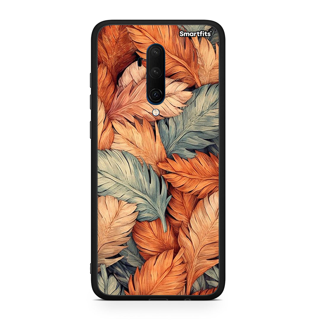 OnePlus 7T Pro Autumn Leaves Θήκη από τη Smartfits με σχέδιο στο πίσω μέρος και μαύρο περίβλημα | Smartphone case with colorful back and black bezels by Smartfits