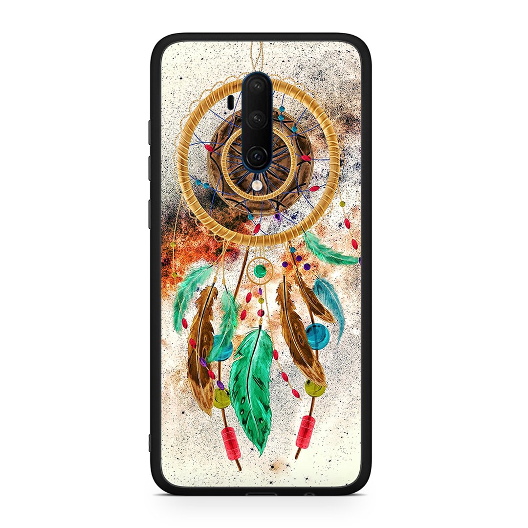 OnePlus 7T Pro DreamCatcher Boho θήκη από τη Smartfits με σχέδιο στο πίσω μέρος και μαύρο περίβλημα | Smartphone case with colorful back and black bezels by Smartfits