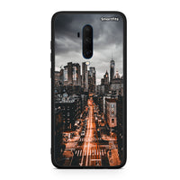 Thumbnail for OnePlus 7T Pro City Lights θήκη από τη Smartfits με σχέδιο στο πίσω μέρος και μαύρο περίβλημα | Smartphone case with colorful back and black bezels by Smartfits