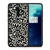 Thumbnail for Θήκη OnePlus 7T Pro Doodle Art από τη Smartfits με σχέδιο στο πίσω μέρος και μαύρο περίβλημα | OnePlus 7T Pro Doodle Art case with colorful back and black bezels